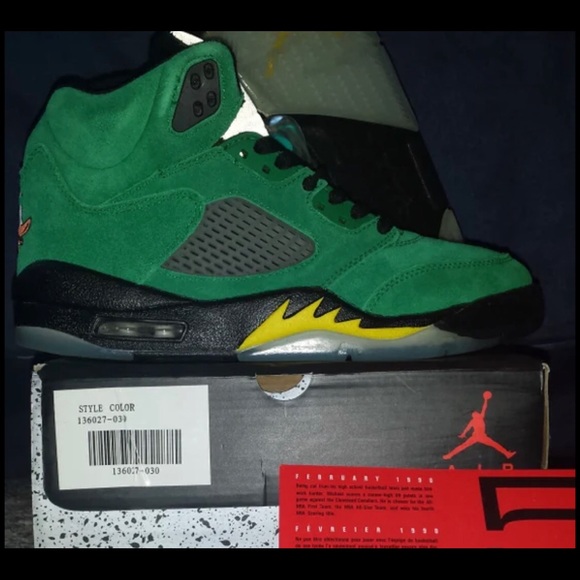 Jordan 5s Oregon Ducks - Picture 9 of 17